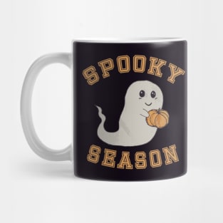 Spooky season cute ghost and pumpkin Mug